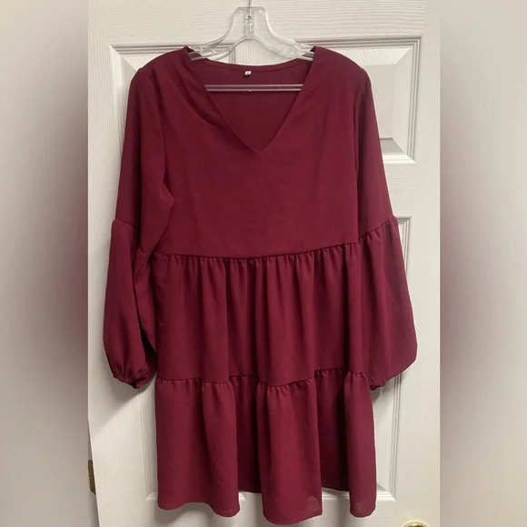 💕 2 For $10 Ruffled Dress Size Small - Picture 1 of 6